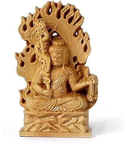 Amazon.co.jp: 古美術 仏教美術 時代木彫 玉眼 時代彩色木彫 不動明王